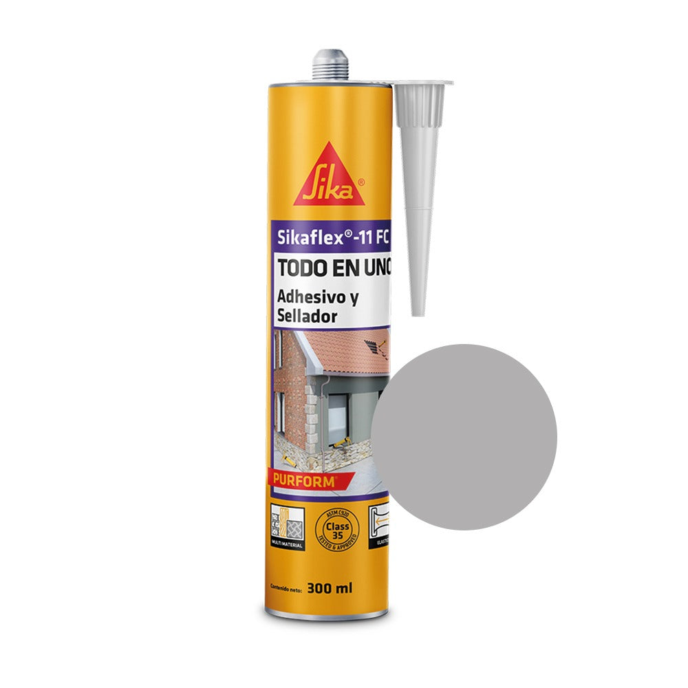 Sikaflex 11 FC PURFORM - Adhesivo Sellante Multiuso Gris 300 Ml