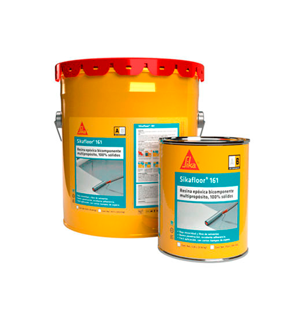 SIKAFLOOR-161, Imprimante epóxico bicomponente y mortero de nivelación, Kit A+B 10kg