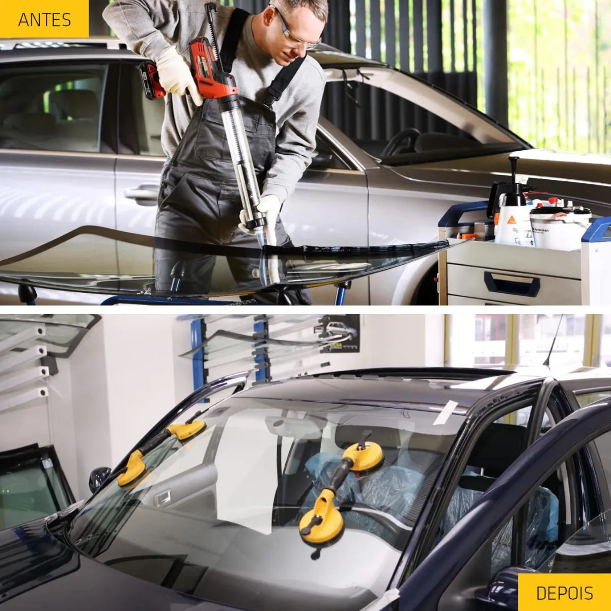 Sikaflex EasyGlass - Adhesivo de poliuretano para vidrio, Negro Cartucho 300