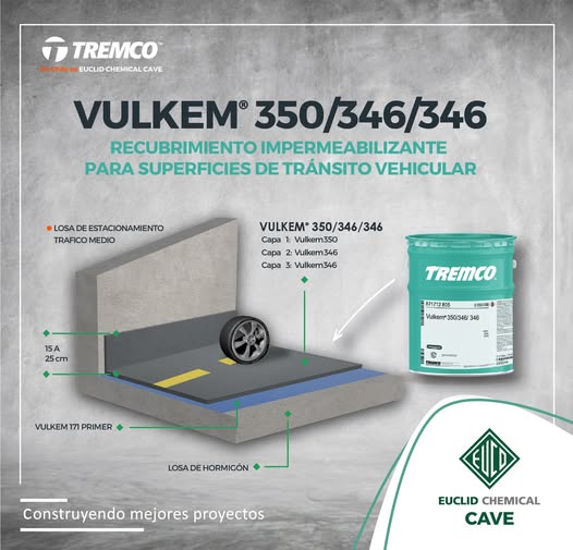 Vulkem 350 NF (versión SL) balde 18,9 lt. - Capa base transitable de poliuretano (Traffic)