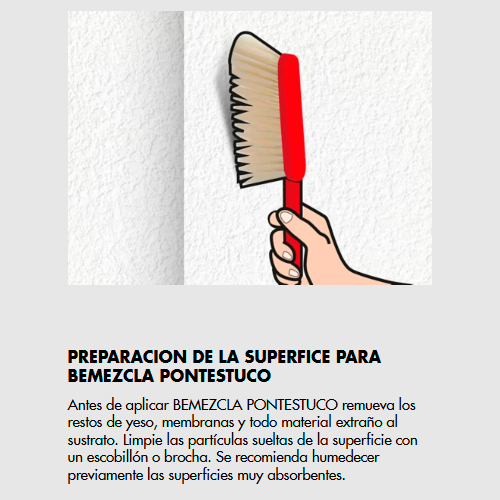 Bemezcla Pontestuco - Puente de adherencia, 23Kg