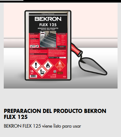 BEKRON FLEX 125 PVC - Adhesivo de contacto, 18Lt
