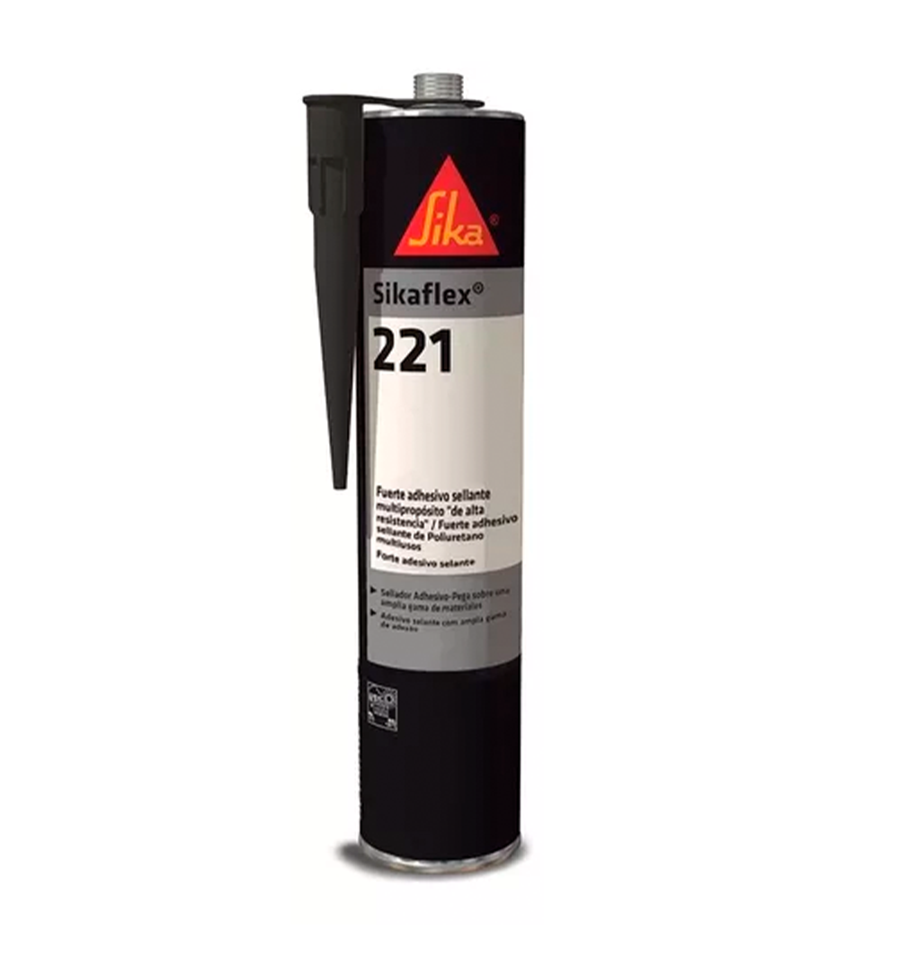 SIKAFLEX 221 - Sellante Multiuso Adhesivo de un componente, Negro 300cc