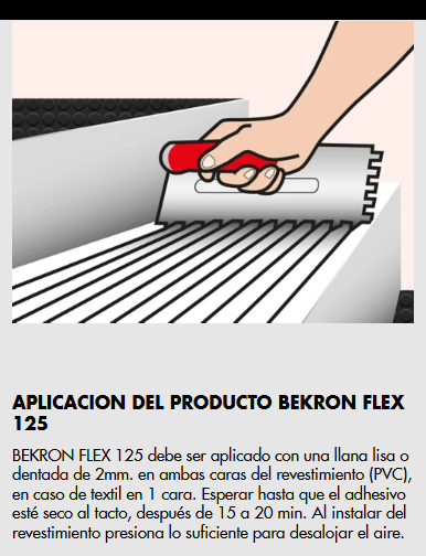 BEKRON FLEX 125 PVC - Adhesivo de contacto, 18Lt
