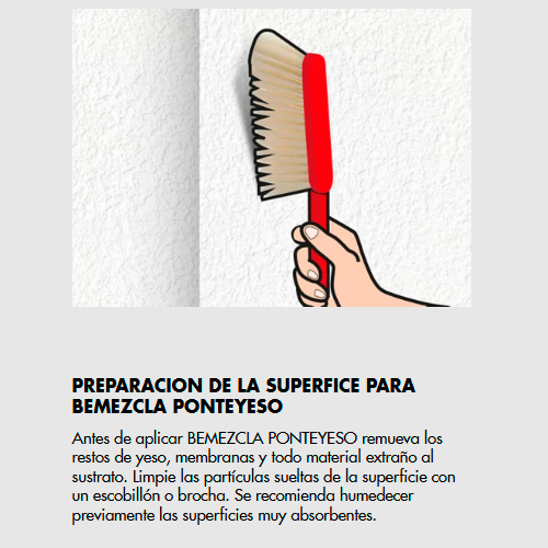 Bemezcla Ponteyeso - Puente de adherencia, 22 Kg