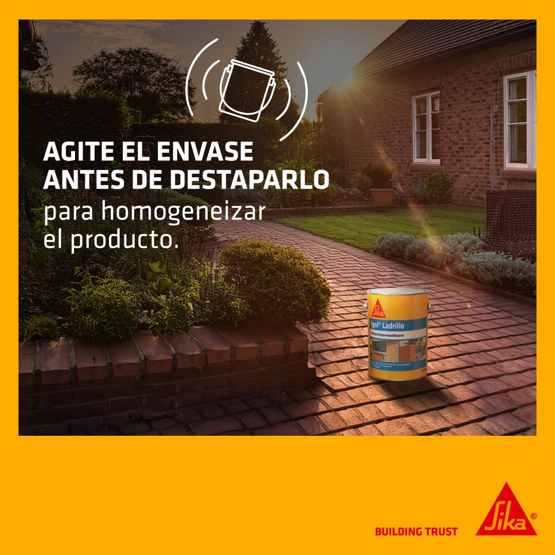 IGOL LADRILLO - Hidrorrepelente listo para usar, Galon 3 Kg