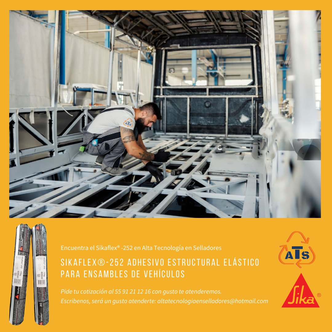 SIKAFLEX 252 BLANCO - Adhesivo Estructural.