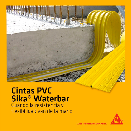 CINTAS PVC SIKA CL O-22 ROLLO 15 MTL - Para Juntas con Movimiento.