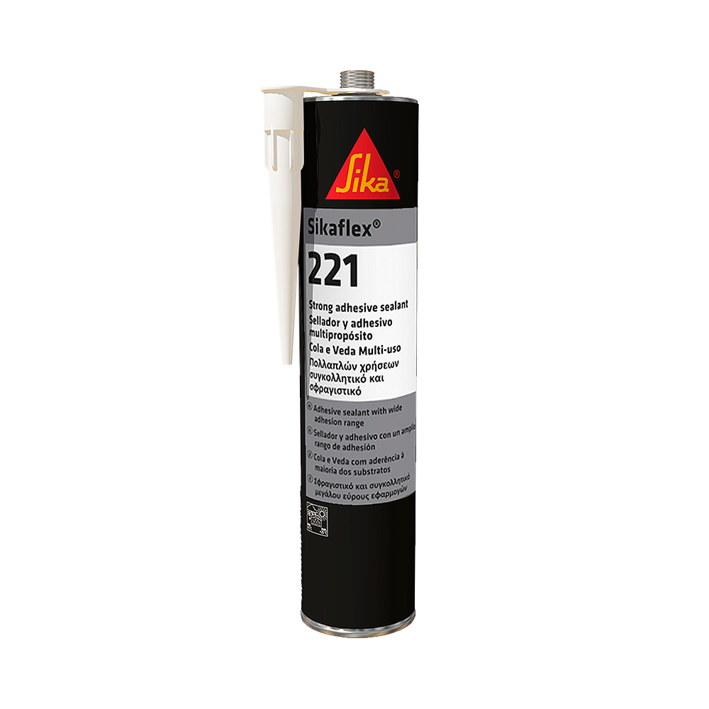 SIKAFLEX 221 - Sellante Multiuso Adhesivo de un componente, Gris 300cc