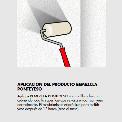 Bemezcla Ponteyeso - Puente de adherencia, 22 Kg
