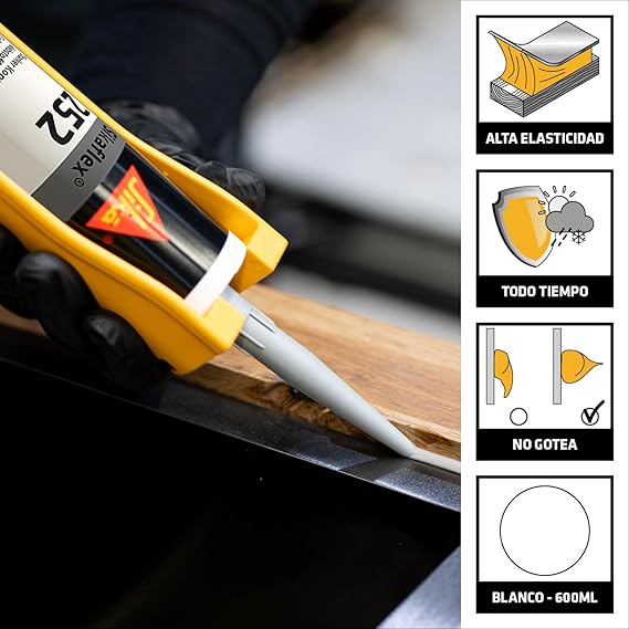 SIKAFLEX 252 BLANCO - Adhesivo Estructural.
