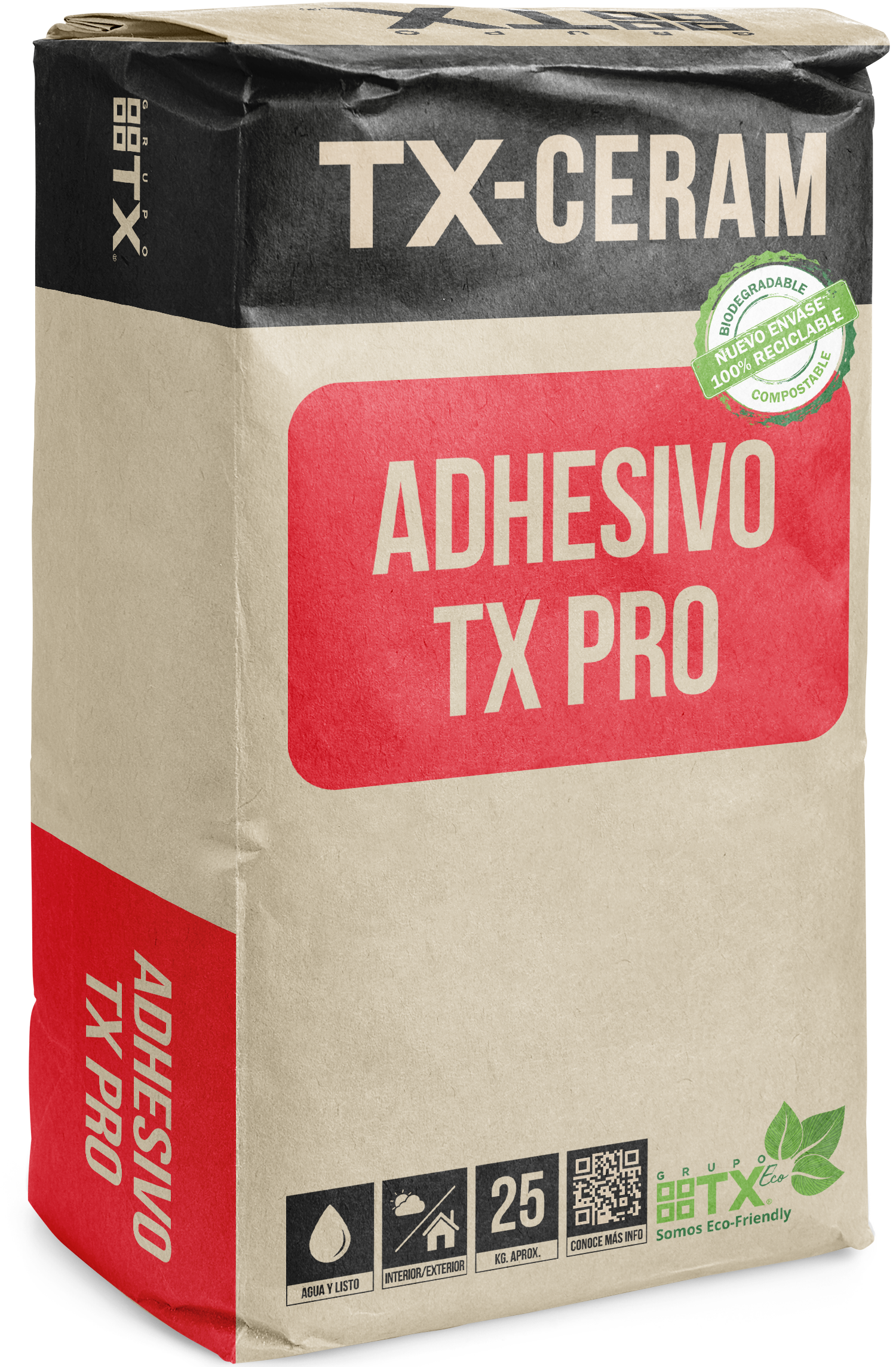 ADHESIVO TX PRO - Adhesivo cerámico, 25 Kg