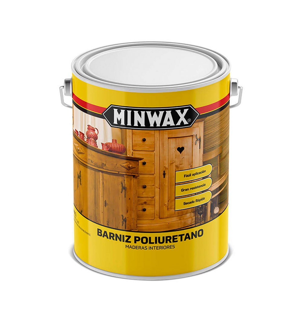 BARNIZ POLIURETANO BRILLANTE, Transparente Galón.