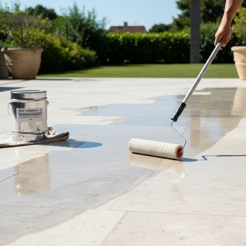 CAVE FLOORSEAL S - Sellador de pisos, Gris Tineta 17.8 Lts