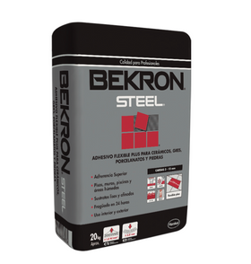 BEKRON STEEL - Adhesivo flexible, 20Kg