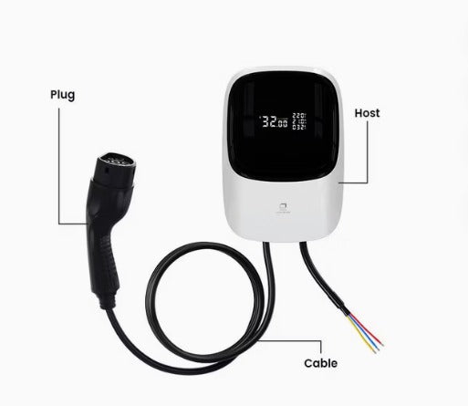 Cargador Auto Eléctrico ZD01 OCPP 11kW 16A Trifásico