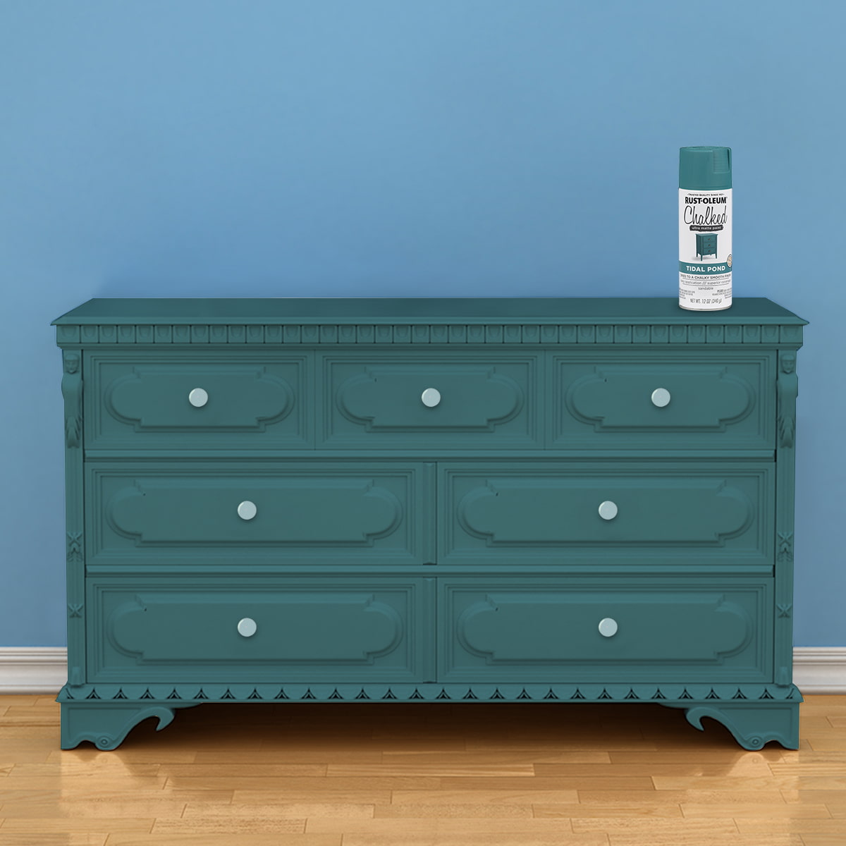 SPRAY CHALKED - Verde Estanque 340G