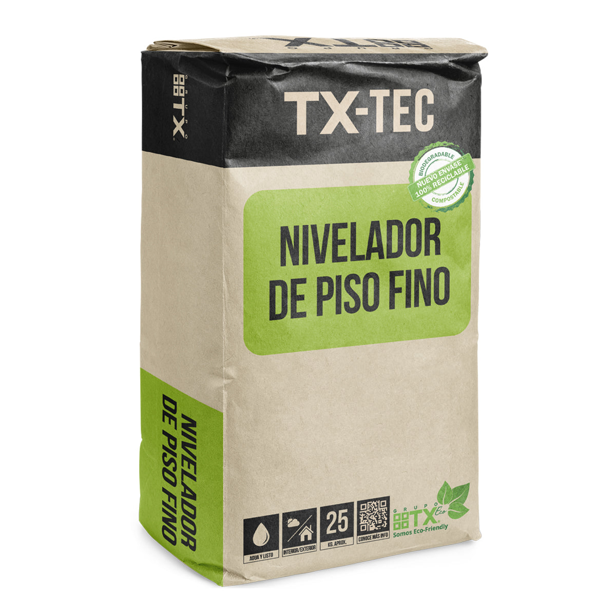 TX NIVELADOR PISO FINO - Mezcla para nivelacion, 25Kg
