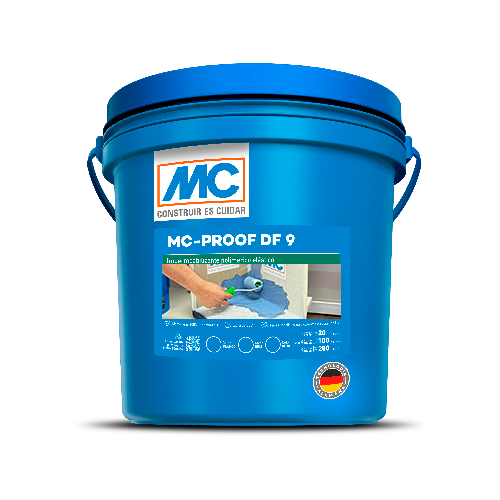 MC-PROOF DF 9 - Impermeabilizante Altamente Flexible, Balde 20Kg