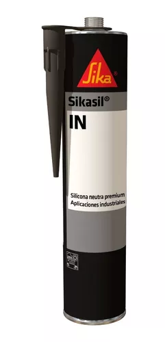 SIKASIL IN - Sellante de silicona neutra premium, Negro 300CC