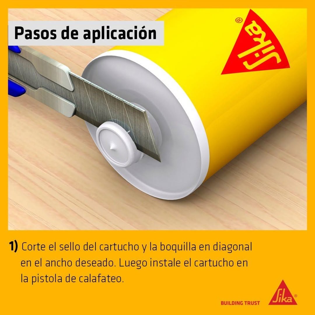 SIKA BLACKSEAL BT CL - Sella Asfaltico para Techo, Cartucho 300ml