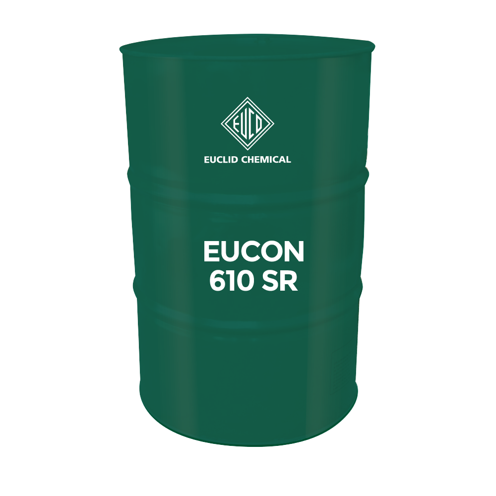 EUCON 610SR - Aditivo plastificante retardador para hormigón, Tambor 200LT