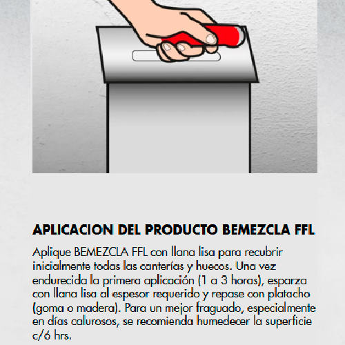 BEMEZCLA FFL - Mortero de maquillaje, 25Kg