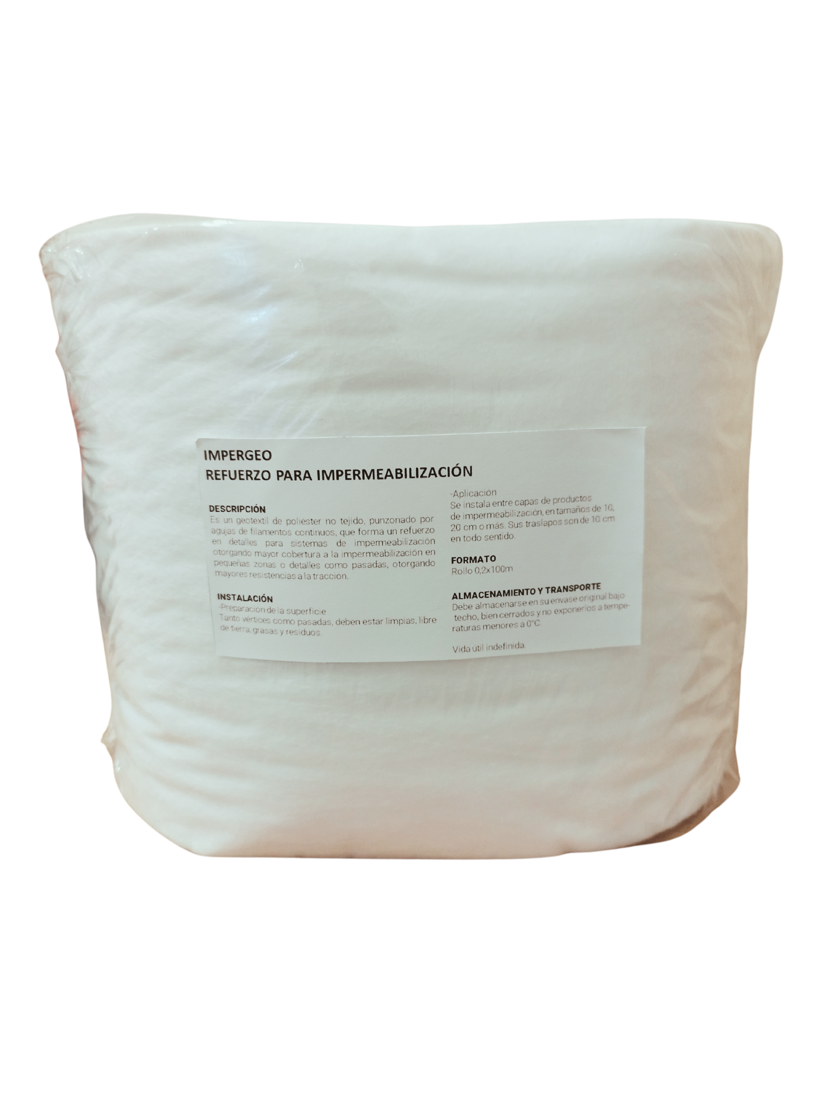 GEOTEXTIL G050 - Juntas 50gr - 20cm*10mts (2 m2)