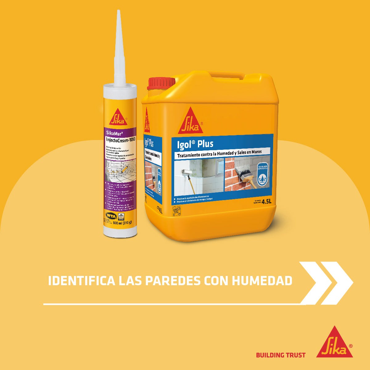 SIKAMUR INJECTOCREAM-100 - para la Humedad 300cc