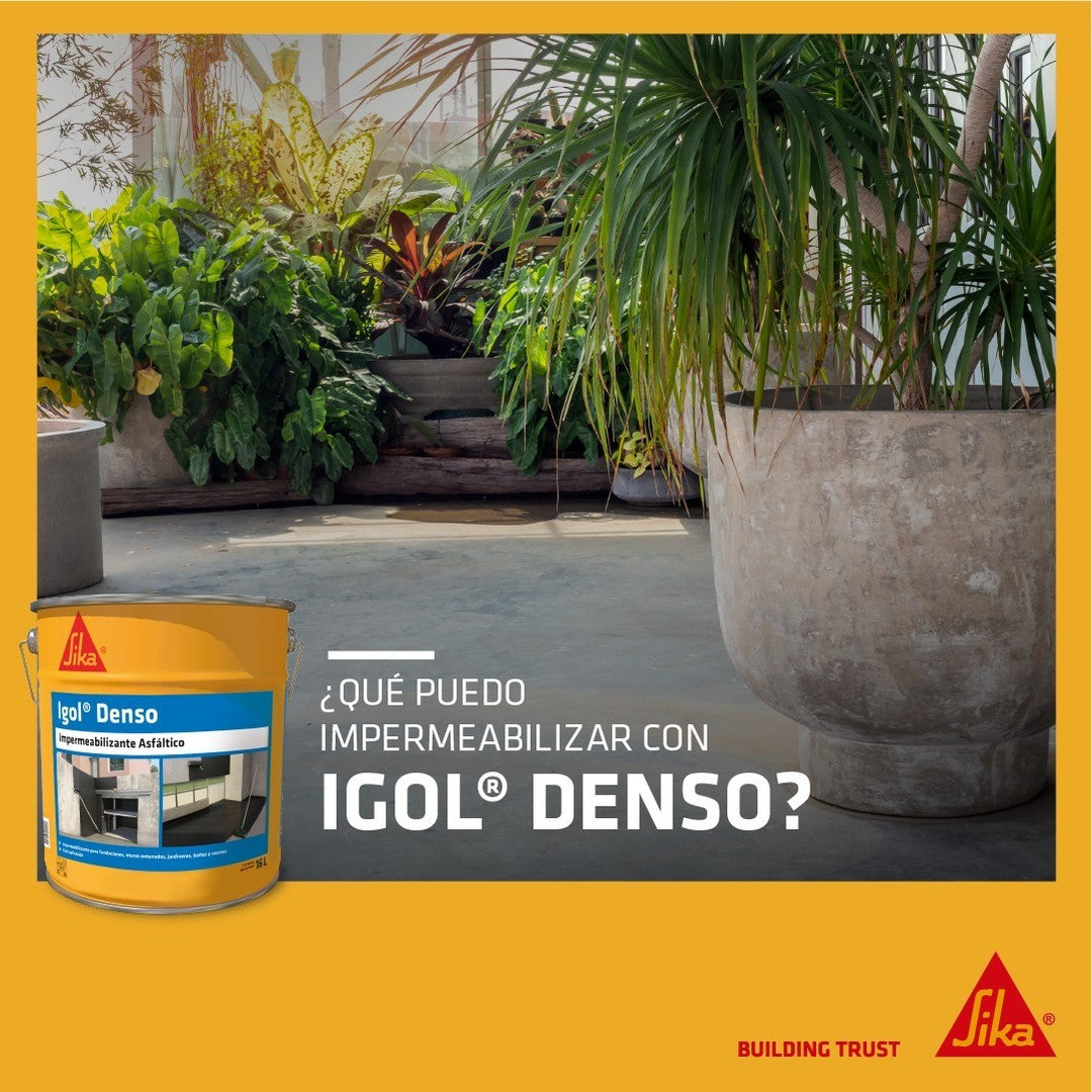 IGOL DENSO - Impermeabilizante Asfáltico Universal, 3lts