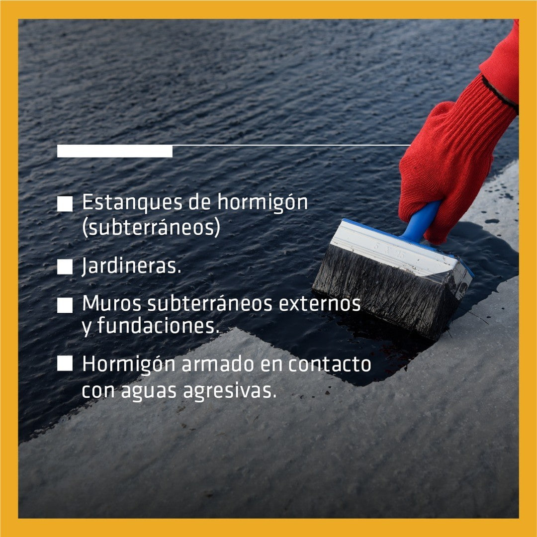 IGOL DENSO - Impermeabilizante Asfáltico Universal, 3lts