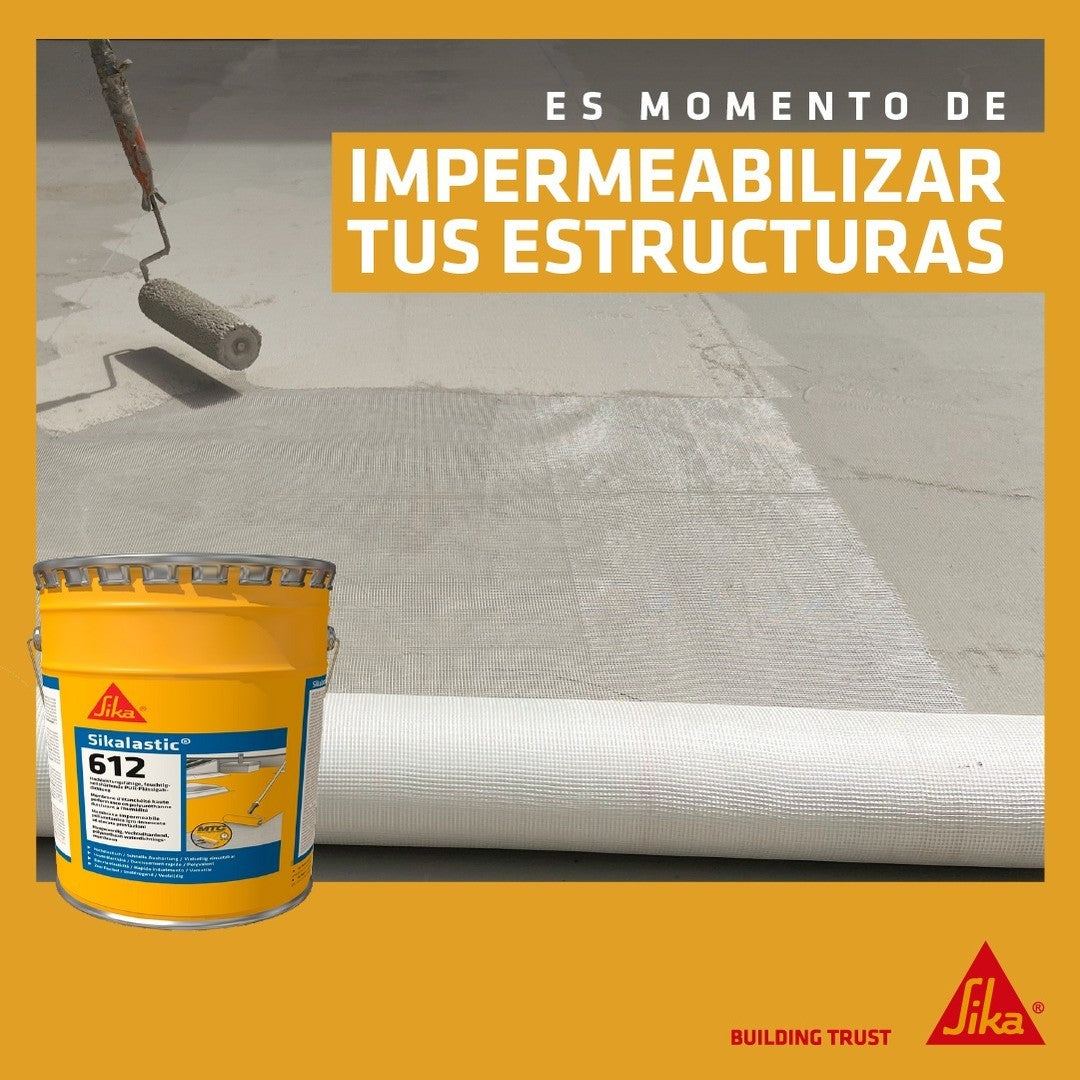 SIKALASTIC 612 21.3 kg - Membrana Impermeabilizante Poliuretano