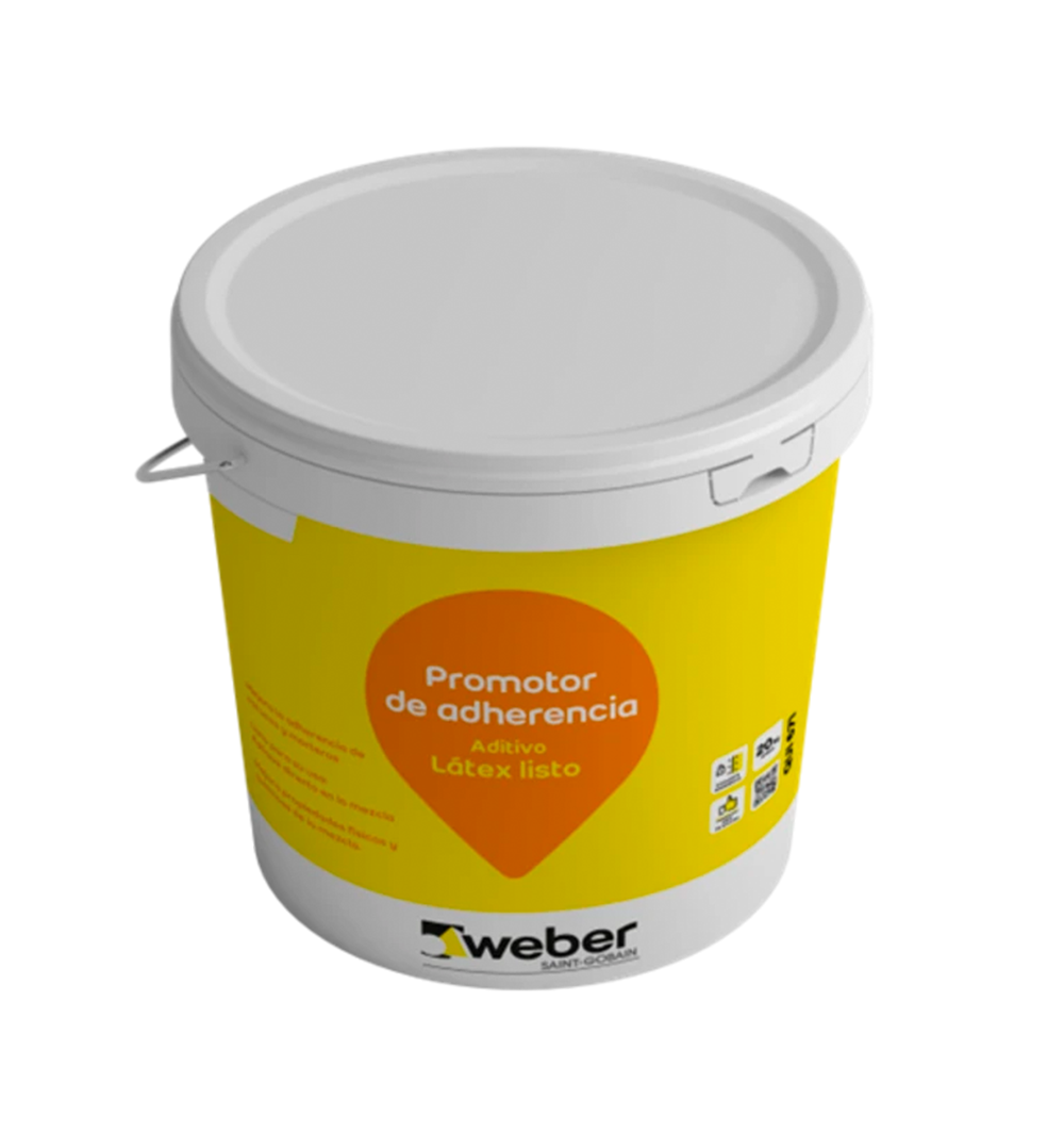 ADITIVO LATEX LISTO P. ADH - En base a polimeros, Bidón 4,5Kg