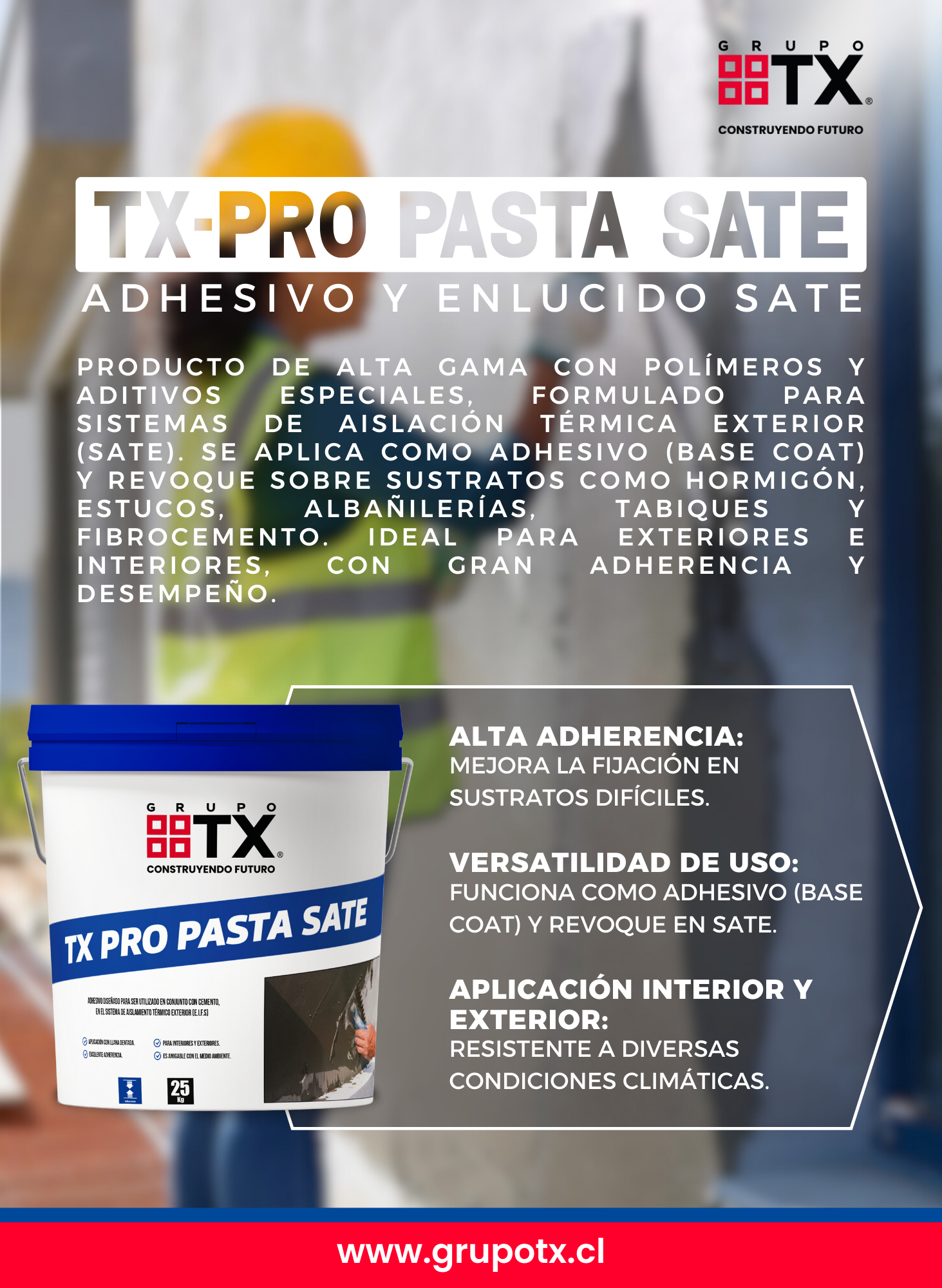 TX PRO PASTA SATE - Tineta 25Kg