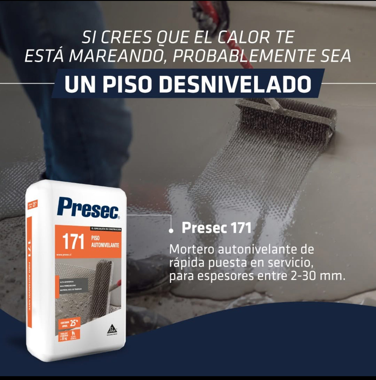 PRESEC 171 - Piso Autonivelante 25Kg