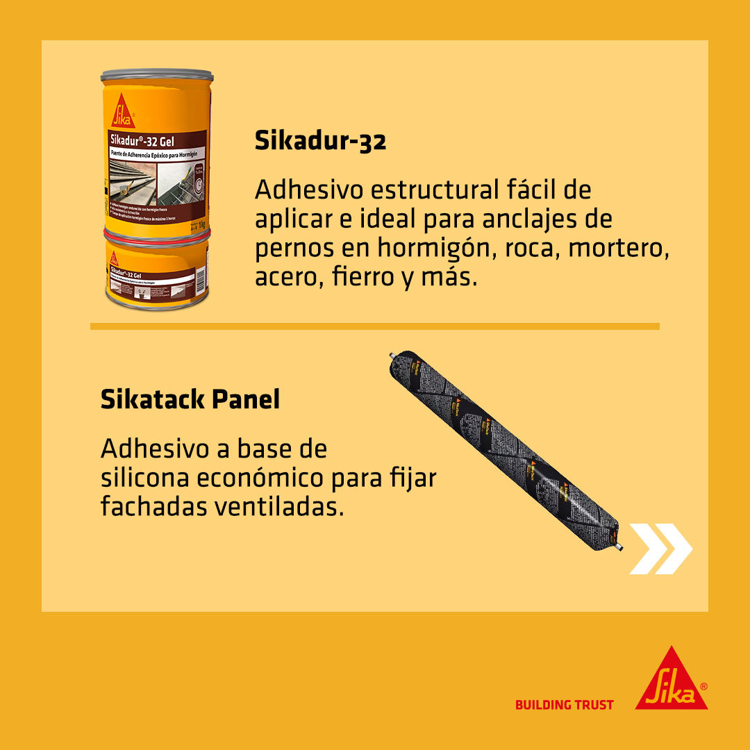 SIKADUR 32 GEL JUEGO 1 kg - Puente adherencia epóxico.