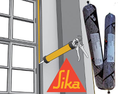SIKASIL WS 305 S, Sellador de Intemperie para acristalamientos, Pate 600ML CAJA DE 20 P
