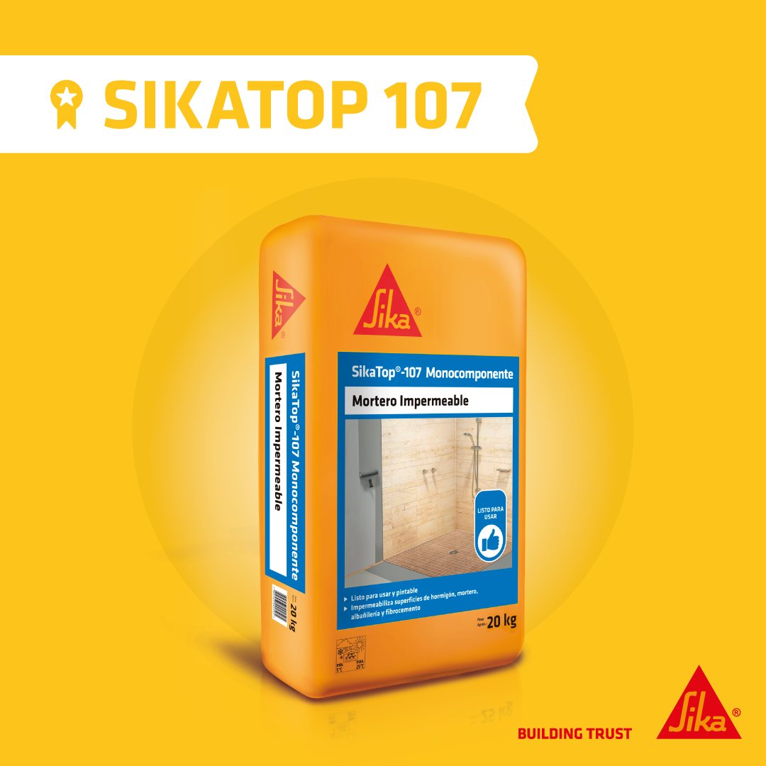 SIKATOP 107 MONOCOMPONENTE - Impermeabilizante cementicio, sac 20Kg