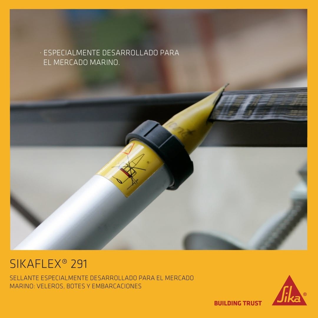 SIKAFLEX 291i - Sellante Multifuncional Aplic. Marina, Gris 300cc