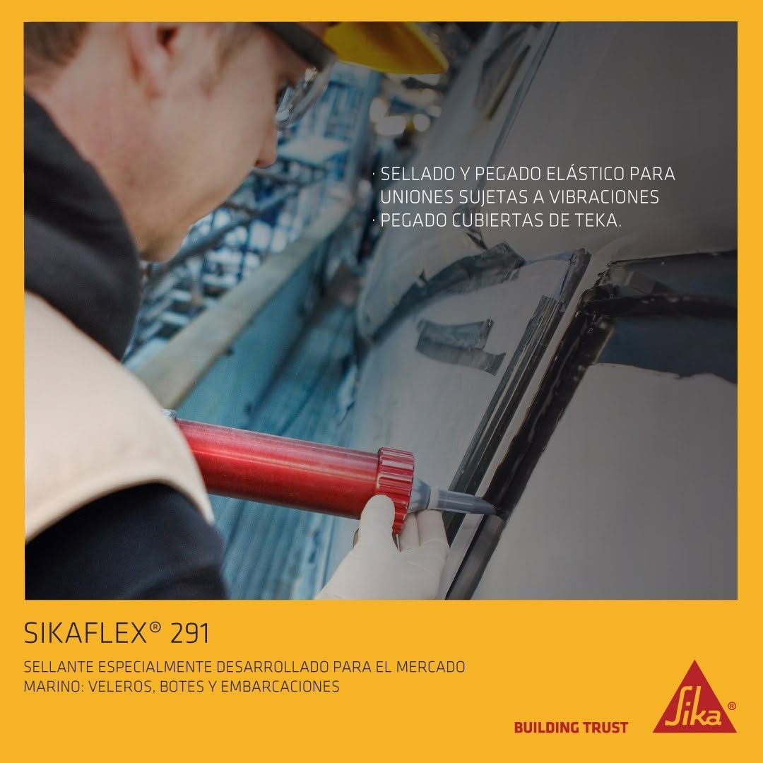 SIKAFLEX 291i - Sellante Multifuncional Aplic. Marina, Blanco 300cc