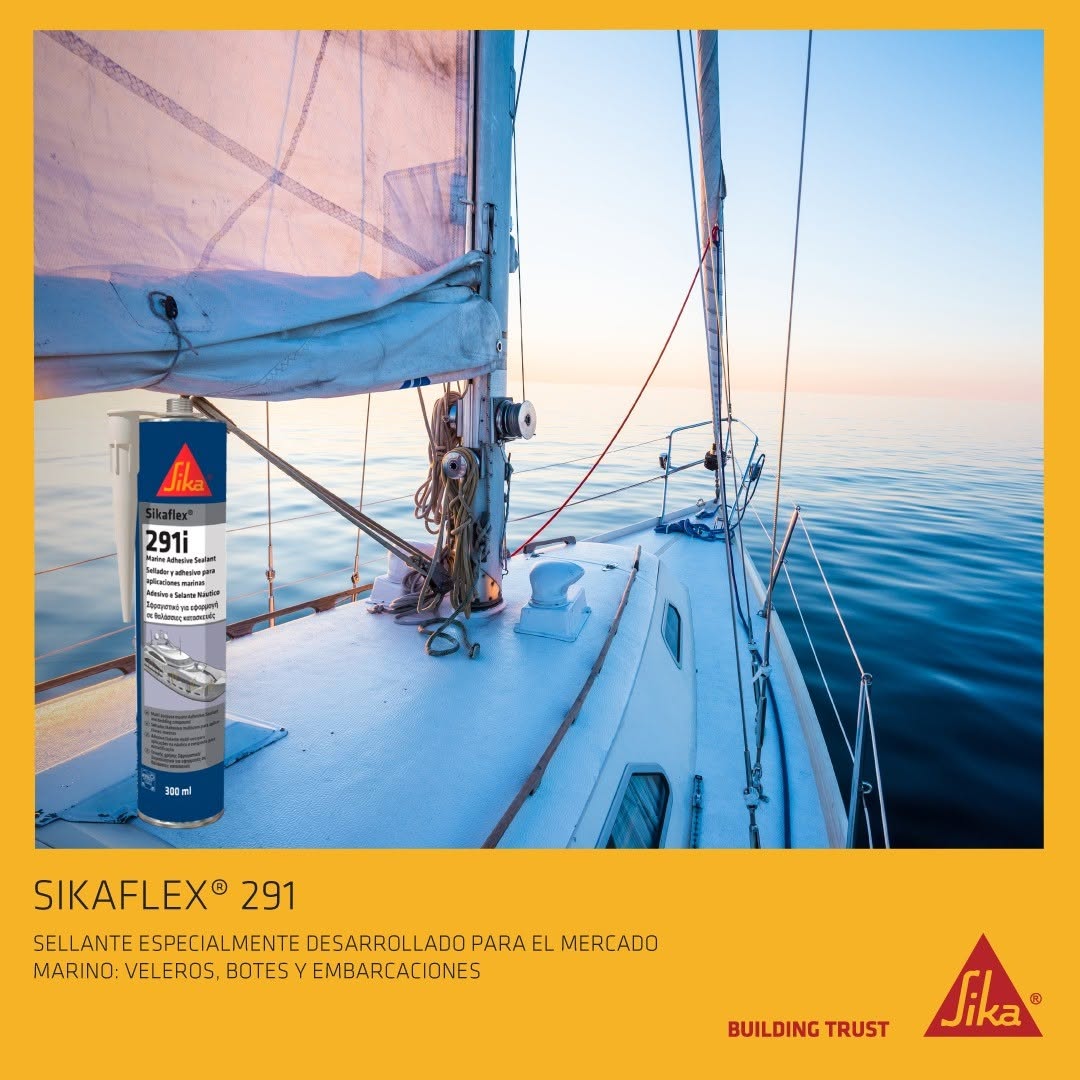 SIKAFLEX 291i - Sellante Multifuncional Aplic. Marina, Blanco 300cc