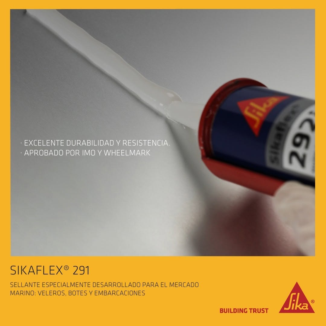 SIKAFLEX 291i - Sellante Multifuncional Aplic. Marina, Blanco 300cc