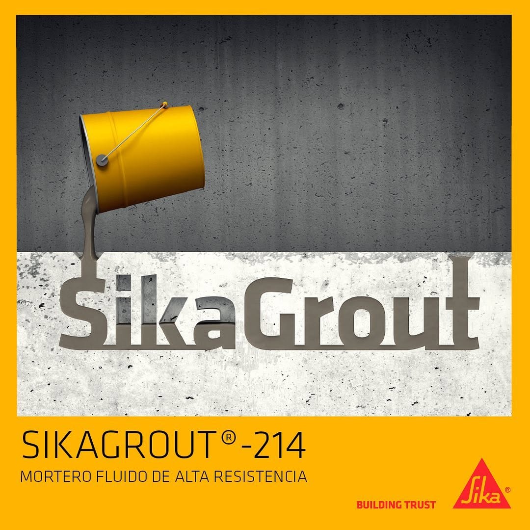 SIKAGROUT 214 - Grout para anclaje y nivelación, sac 25Kg