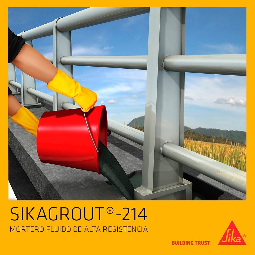 SIKAGROUT 214 - Grout para anclaje y nivelación, sac 25Kg