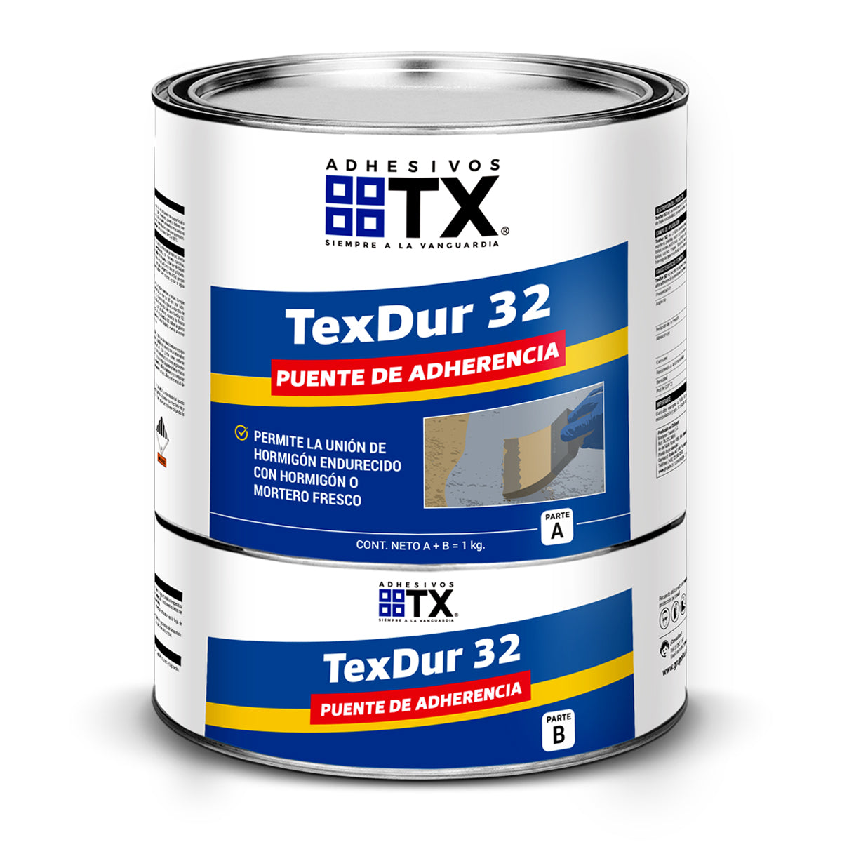 TEXDUR 32- Adhesivo Epoxico de dos componentes, 1Kg