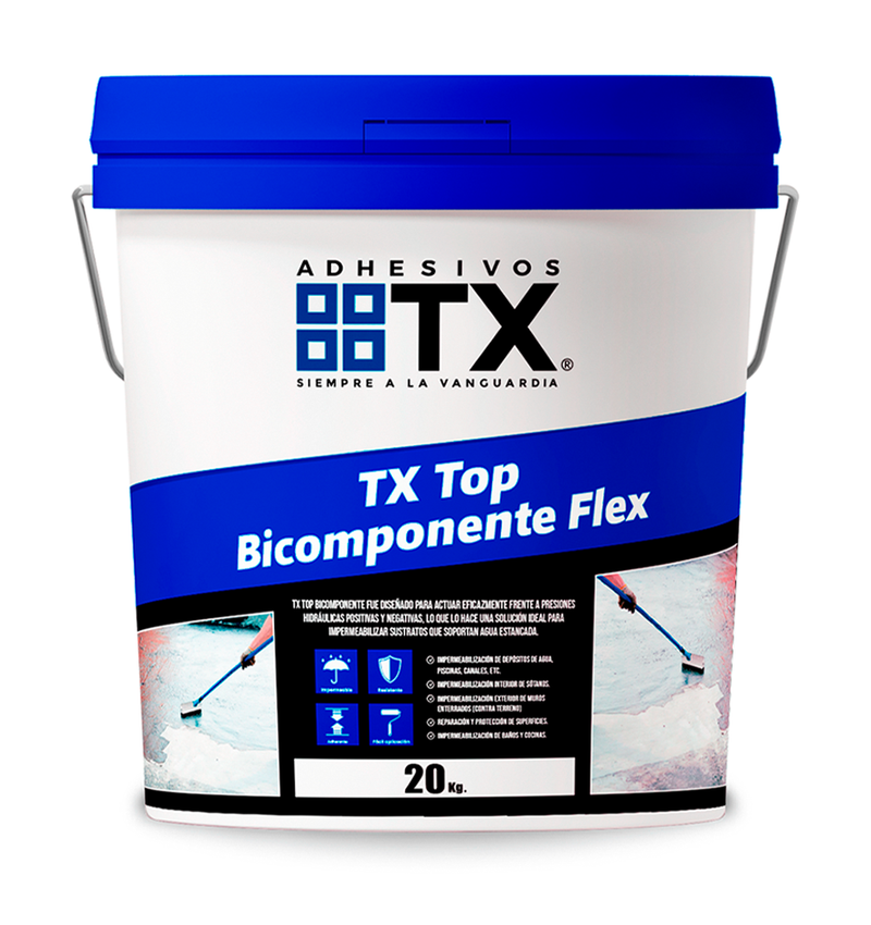 TX TOP BICOMPONENTE FLEX- Impermiabilizante Gris 20Kg
