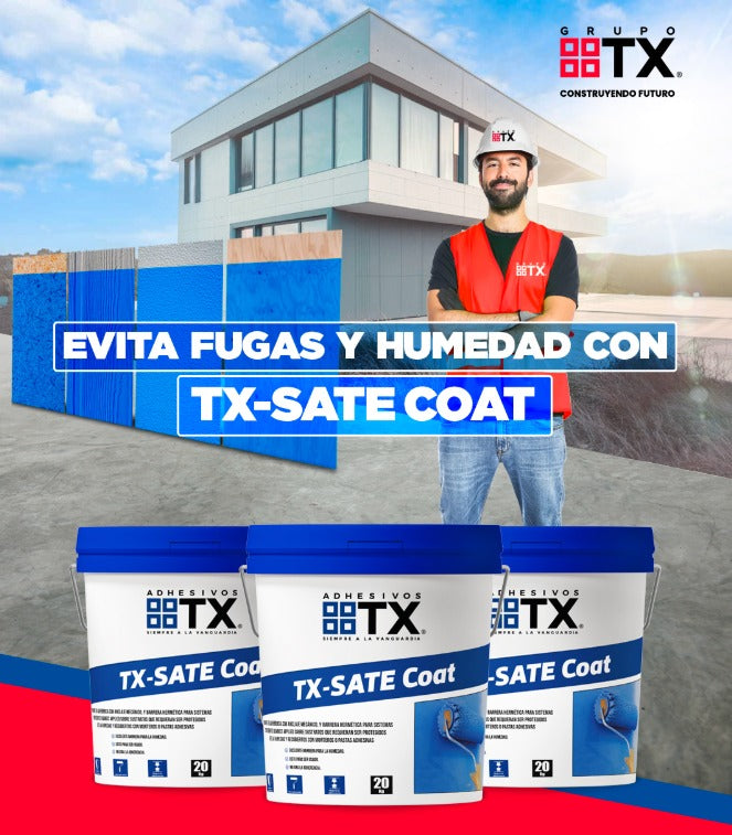 TX SATE COAT - Puente adherente, Tineta 20Kg
