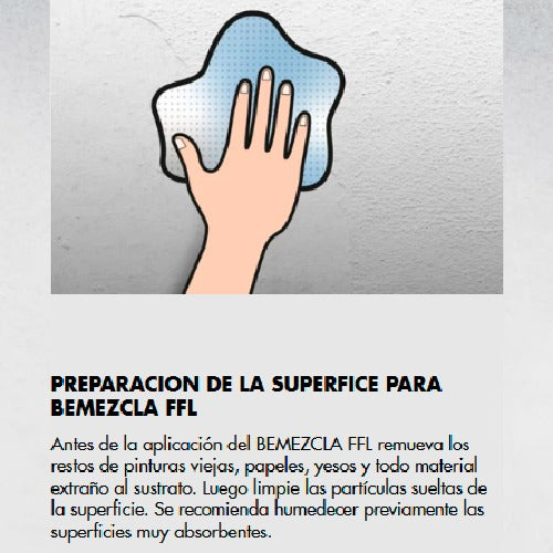 BEMEZCLA FFL - Mortero de maquillaje, 25Kg