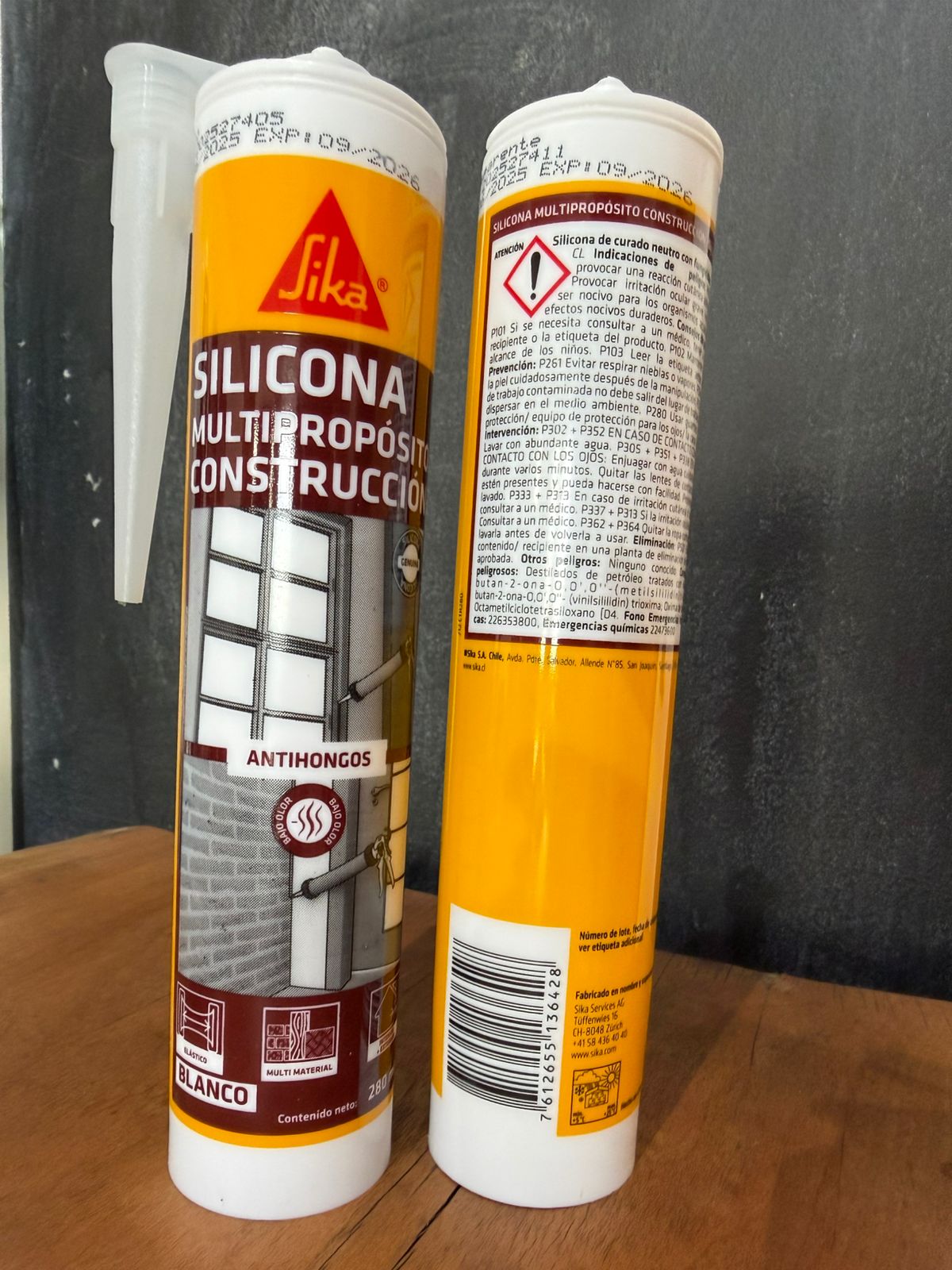 SIKASEAL- Silicona Multiproposito construccion Transparente, Cartucho 280Ml