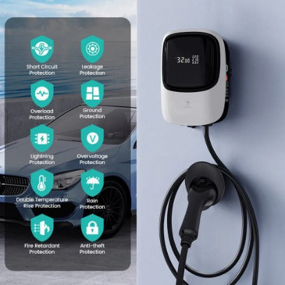 Cargador Auto Eléctrico ZD01 OCPP 11kW 16A Trifásico